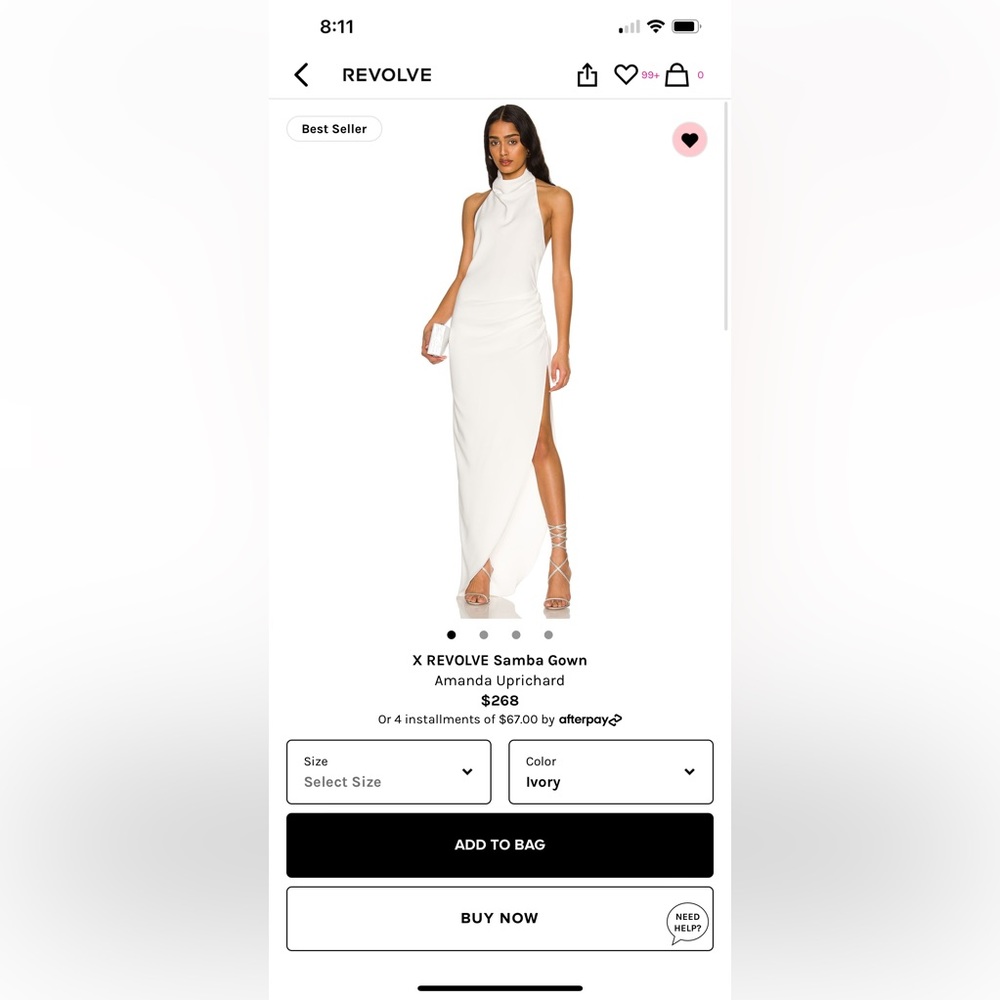 Amanda Uprichard X Revolve Samba gown